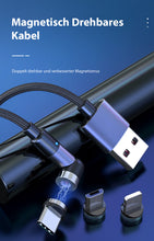 Lade das Bild in den Galerie-Viewer, Ultra Magnet Kabel mit 180 ° / 360 ° drehbarer Kopf