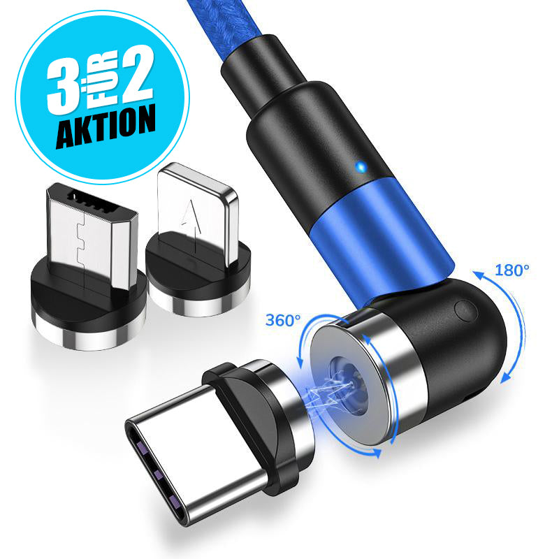 Ultra Magnet Kabel mit 180 ° / 360 ° drehbarer Kopf